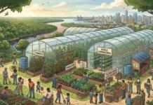 A ascensão das hortas comunitárias e estufas modernas fortalece a conexão entre o campo e a cidade na produção agrícola sustentável