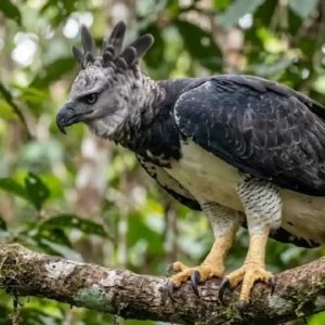 Como o dimorfismo sexual da harpia fêmea define estratégias de caça e a sobrevivência da espécie na Amazônia