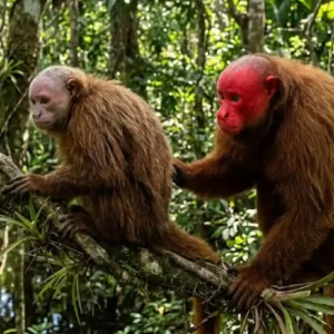 A face escarlate do uacari-vermelho e como a seleção sexual garante a saúde genética da biodiversidade primata na Amazônia