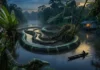 O mito da Cobra-grande e como o imaginário popular moldou a preservação da biodiversidade e dos rios na Amazônia