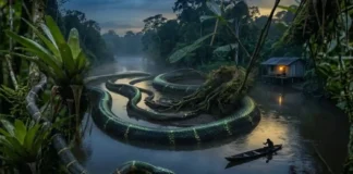 O mito da Cobra-grande e como o imaginário popular moldou a preservação da biodiversidade e dos rios na Amazônia