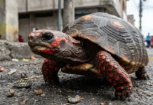 O resgate da tartaruga de patas rojas e o impacto silencioso do tráfico de fauna silvestre na biodiversidade da América Latina