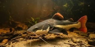 Como a coloração exuberante e os barbilhões biológicos da pirarara amazônica ajudam a mapear o fundo escuro dos rios da bacia