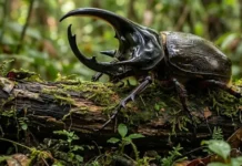 Como o besouro-rinoceronte da Amazônia ergue oitocentas vezes o próprio peso e atua na fertilização do solo florestal