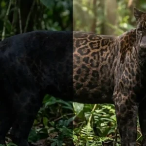 Como o melanismo confere vantagem evolutiva para a caça noturna da onça-preta na densa floresta amazônica