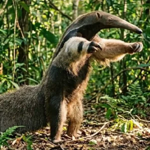 Como as garras poderosas e a língua rápida do tamanduá-bandeira garantem sua sobrevivência na Amazônia contra predadores