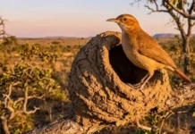 Como a engenharia natural do joão-de-barro utiliza arquitetura inteligente e ventilação térmica para proteger sua ninhada nas savanas brasileiras