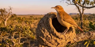 Como a engenharia natural do joão-de-barro utiliza arquitetura inteligente e ventilação térmica para proteger sua ninhada nas savanas brasileiras