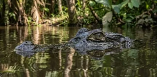 Como a etimologia tupi da palavra jacaré traduz com precisão cirúrgica a tática de caça oculta dos répteis amazônicos