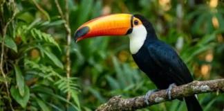 Como o bico do tucano atua como radiador térmico inovador para regular o calor na floresta da Amazônia