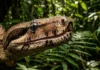 Como a jiboia utiliza sensores térmicos naturais para caçar na escuridão profunda da Floresta Amazônica