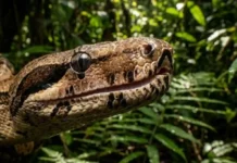 Como a jiboia utiliza sensores térmicos naturais para caçar na escuridão profunda da Floresta Amazônica