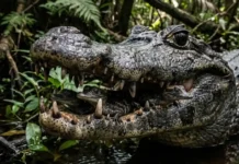 Como a fêmea do jacaré-açu utiliza cuidados maternos sofisticados para garantir a sobrevivência dos filhotes na Amazônia