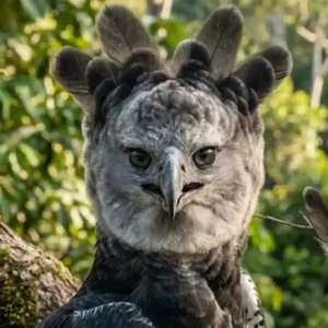 Como a diferença de tamanho entre fêmeas e machos do gavião-real otimiza a estratégia de caça no dossel amazônico