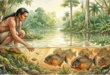 Como a etimologia tupi da palavra piranha revela a sabedoria ancestral indígena sobre os ecossistemas aquáticos do Brasil