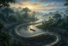 Como a fascinante lenda da Cobra-grande moldou a geografia mítica e a conservação dos rios na Amazônia