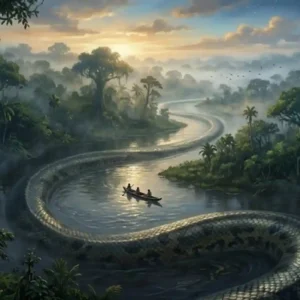 Como a fascinante lenda da Cobra-grande moldou a geografia mítica e a conservação dos rios na Amazônia