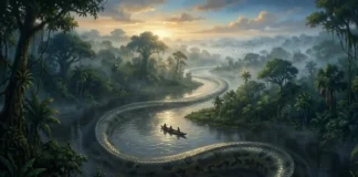 Como a fascinante lenda da Cobra-grande moldou a geografia mítica e a conservação dos rios na Amazônia