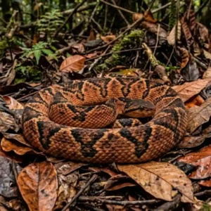 Como a camuflagem perfeita da surucucu-de-fogo desafia cientistas e molda o equilíbrio da biodiversidade na Amazônia