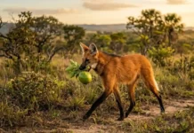 Como a parceria vital entre o lobo-guará e a lobeira garante a regeneração ecológica e preserva o Cerrado brasileiro