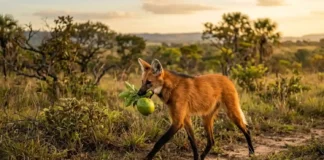 Como a parceria vital entre o lobo-guará e a lobeira garante a regeneração ecológica e preserva o Cerrado brasileiro