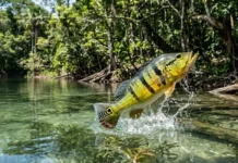Como a força explosiva da mordida do tucunaré revoluciona a caça e reequilibra os rios da bacia hidrográfica na Amazônia