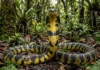 Como a cobra caninana utiliza estratégias de blefe e imitação sonora para afastar predadores nas florestas tropicais brasileiras