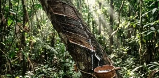 Como a seringueira transformou a Revolução Industrial global e mantém sua relevância como principal fonte de borracha natural