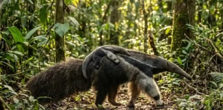 Como o impressionante tamanduá-bandeira e a majestosa onça-pintada equilibram as forças da vida selvagem na vasta floresta da Amazônia