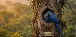 Como a engenharia natural da arara-azul e a conservação das florestas tropicais protegem o futuro da biodiversidade brasileira