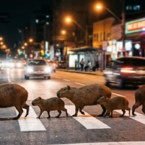 A surpreendente adaptação da capivara o maior roedor do mundo que conquistou as grandes cidades brasileiras
