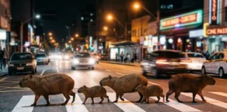A surpreendente adaptação da capivara o maior roedor do mundo que conquistou as grandes cidades brasileiras
