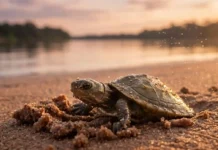 A incrível odisseia da tartaruga da Amazônia e sua navegação precisa pelo campo magnético do planeta até a praia de nascimento