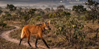 Como a simbiose entre o lobo-guará e a fruta-do-lobo mantém o Cerrado vivo através de um processo de germinação única