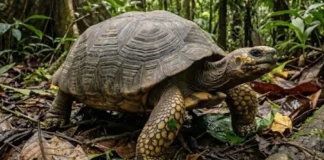 Como o jabuti-tinga sustenta a diversidade arbórea da Amazônia através da dispersão de sementes gigantes