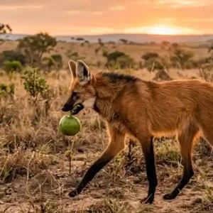 Como a parceria vital entre o lobo-guará e a fruta lobeira garante a regeneração e sobrevivência do Cerrado brasileiro