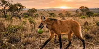Como a parceria vital entre o lobo-guará e a fruta lobeira garante a regeneração e sobrevivência do Cerrado brasileiro