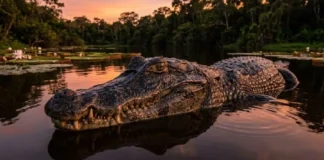 A resiliência do jacaré-açu na Amazônia e como o manejo científico permitiu o retorno triunfal da espécie aos lagos