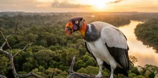 Como os abutres do Novo Mundo e a biodiversidade amazônica sustentam serviços ecossistêmicos vitais para a saúde da maior floresta tropical do planeta