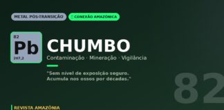Chumbo na Amazônia: o metal antigo e tóxico que aparece como subproduto silencioso da mineração