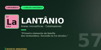 Lantanio das areias monaziticas brasileiras: o primeiro lantanideo que abre as terras raras amazonicas
