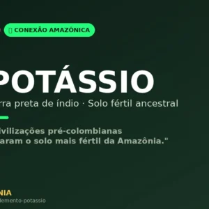 Potássio e terra preta de índio: o solo fértil que civilizações amazônicas criaram há séculos Potássio e terra preta de índio: o solo fértil que civilizações amazônicas criaram há séculos