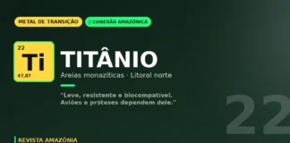 Titânio das areias amazônicas: o metal leve e biocompatível que aviões, próteses e tintas precisam Titânio das areias amazônicas: o metal leve e biocompatível que aviões, próteses e tintas precisam