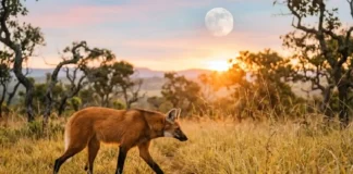 O lobo-guará e o pirarucu como símbolos da biodiversidade brasileira e o papel vital dos ecossistemas na conservação de espécies