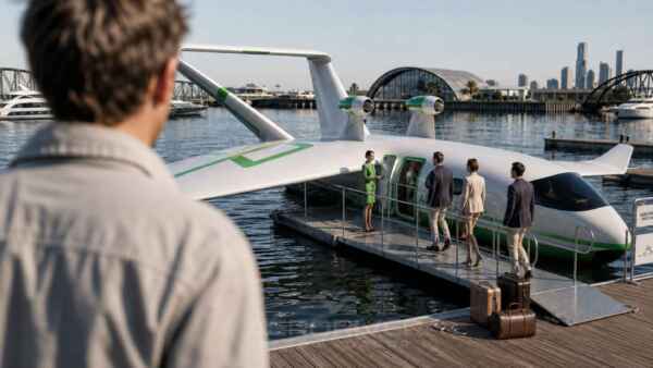 Inovacao da AeroRiver pode transportar passageiros sem necessidade de infraestrutura aeroportuaria complexa