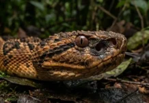 Como a surucucu-pico-de-jaca utiliza sensores térmicos ultraprecisos para dominar a escuridão profunda da Floresta Amazônica