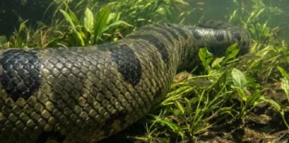 A majestosa sucuri-verde e o ambiente amazônico: os maiores segredos de sobrevivência do imenso predador das águas