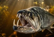 Como a cachorra-facão amazônica usa dentes gigantescos para caçar nas águas escuras do Rio Negro