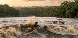 Pororoca do Tupi à onda sagrada dos surfistas amazônicos