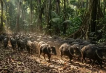 Como as manadas de queixada e a engenharia florestal da Amazônia protegem o equilíbrio ecológico das florestas tropicais